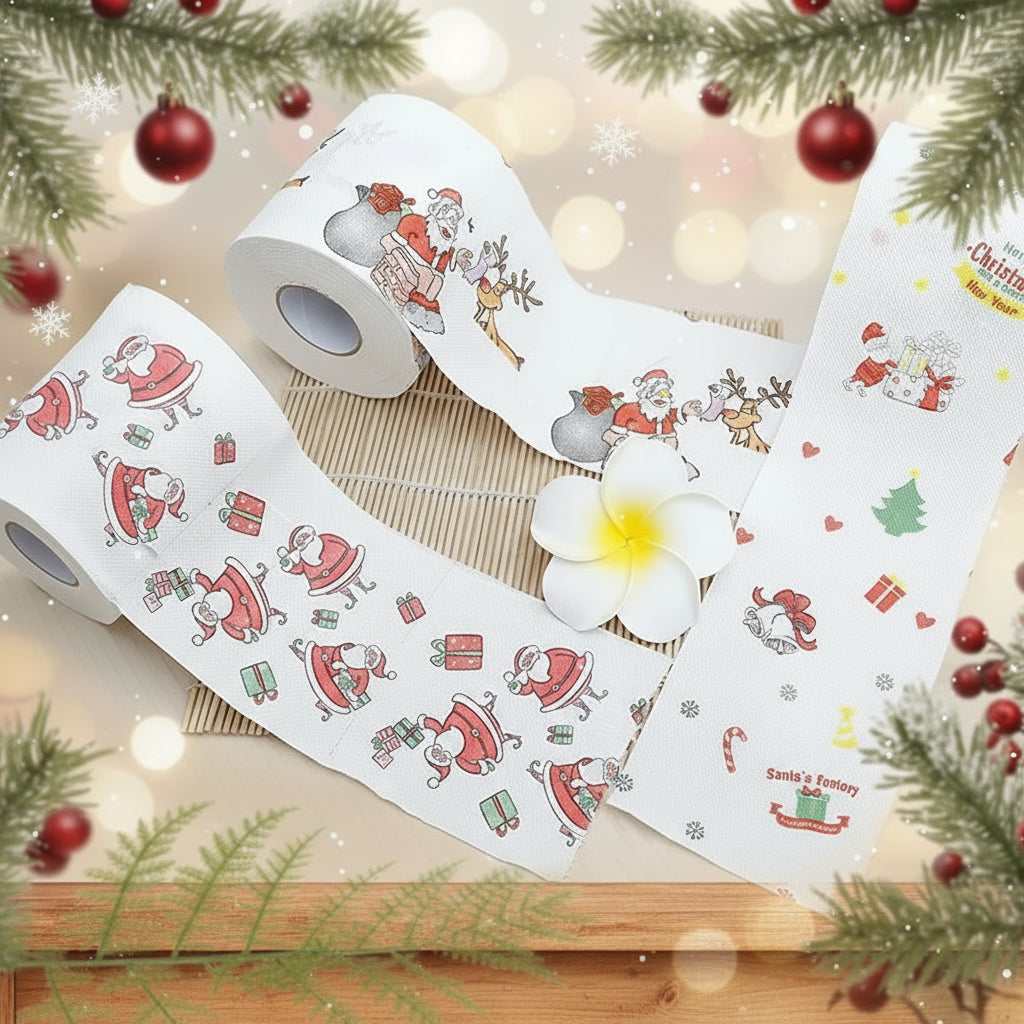 Weihnachtliches Toilettenpapier