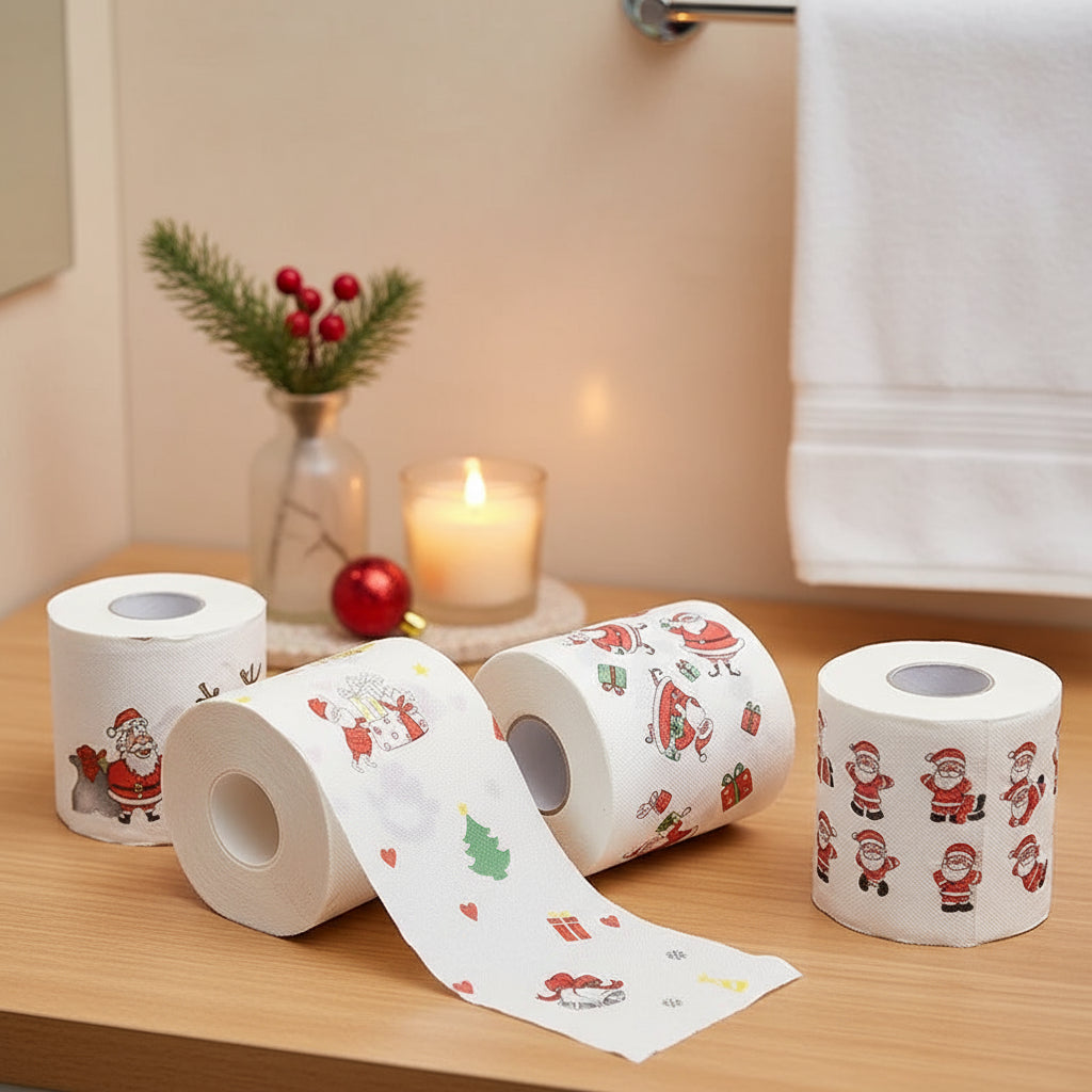 Weihnachtliches Toilettenpapier