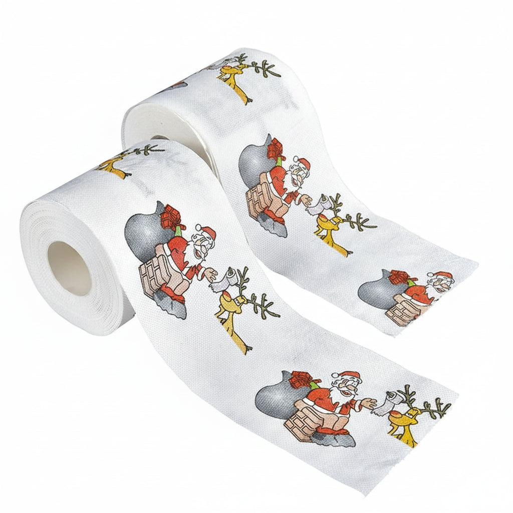 Weihnachtliches Toilettenpapier