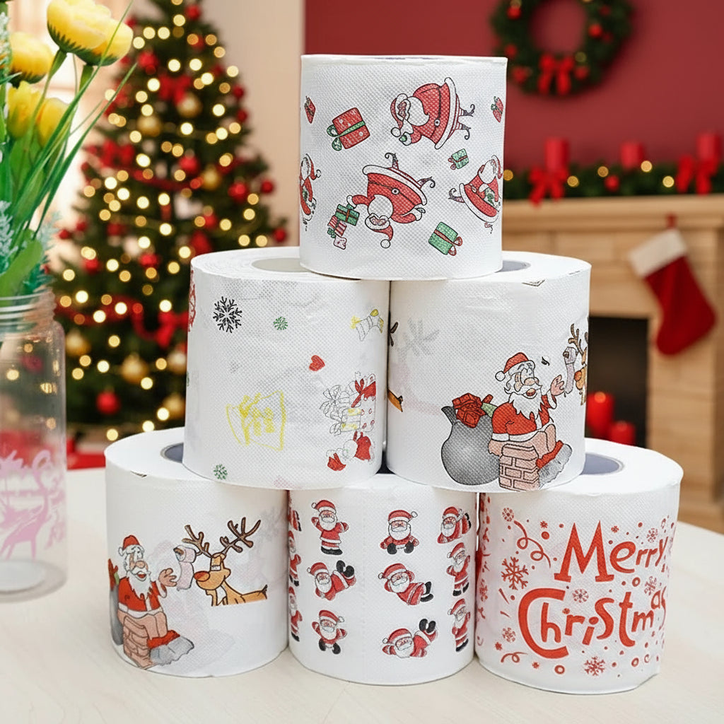 Weihnachtliches Toilettenpapier