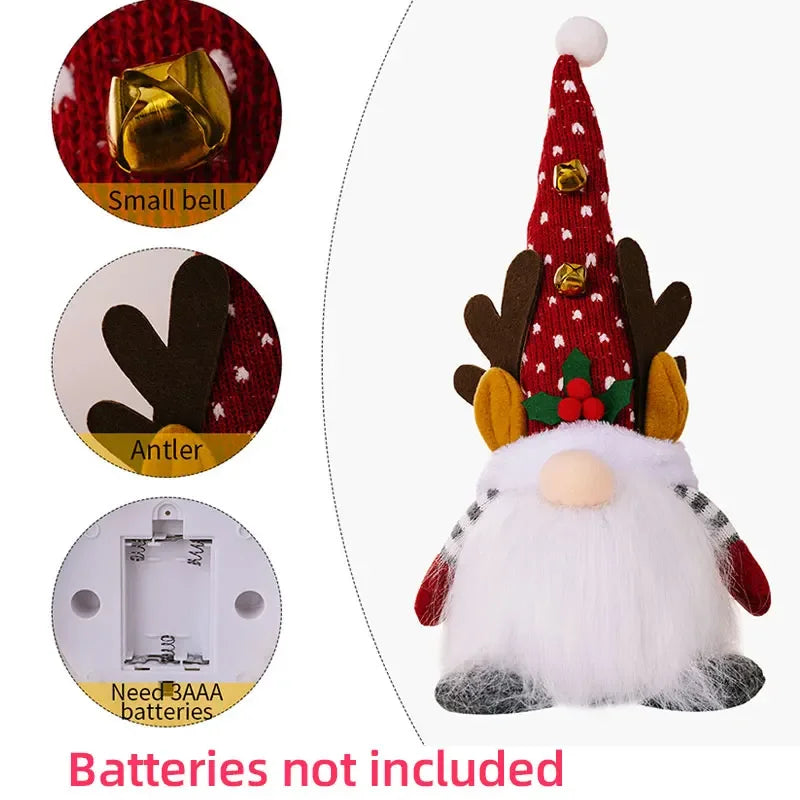 Weihnachtszwerge im Rentier-Look