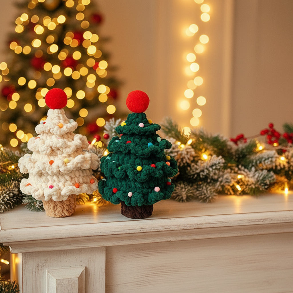 Handgewebter Weihnachtsbaum