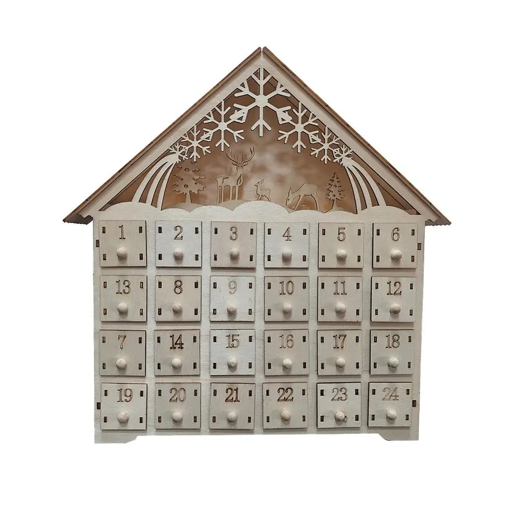 Adventskalender aus Holz