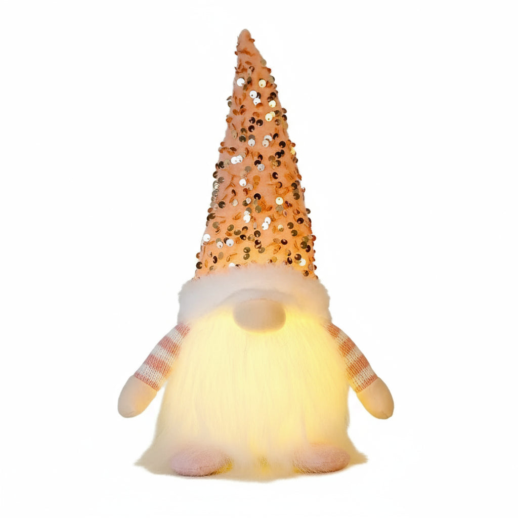 Weihnachtszwerg Glitzermütze