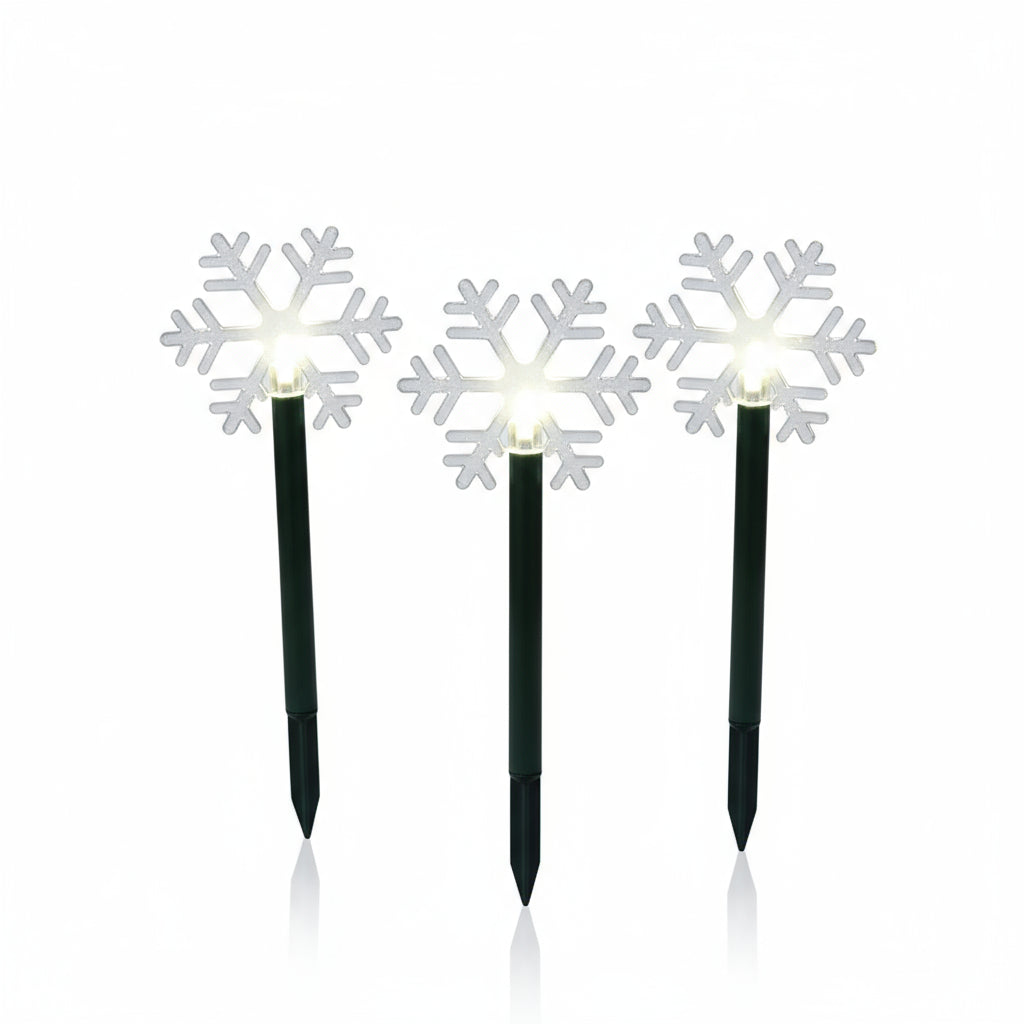 4er-Set Solar Weihnachts- und Outdoor-Deko