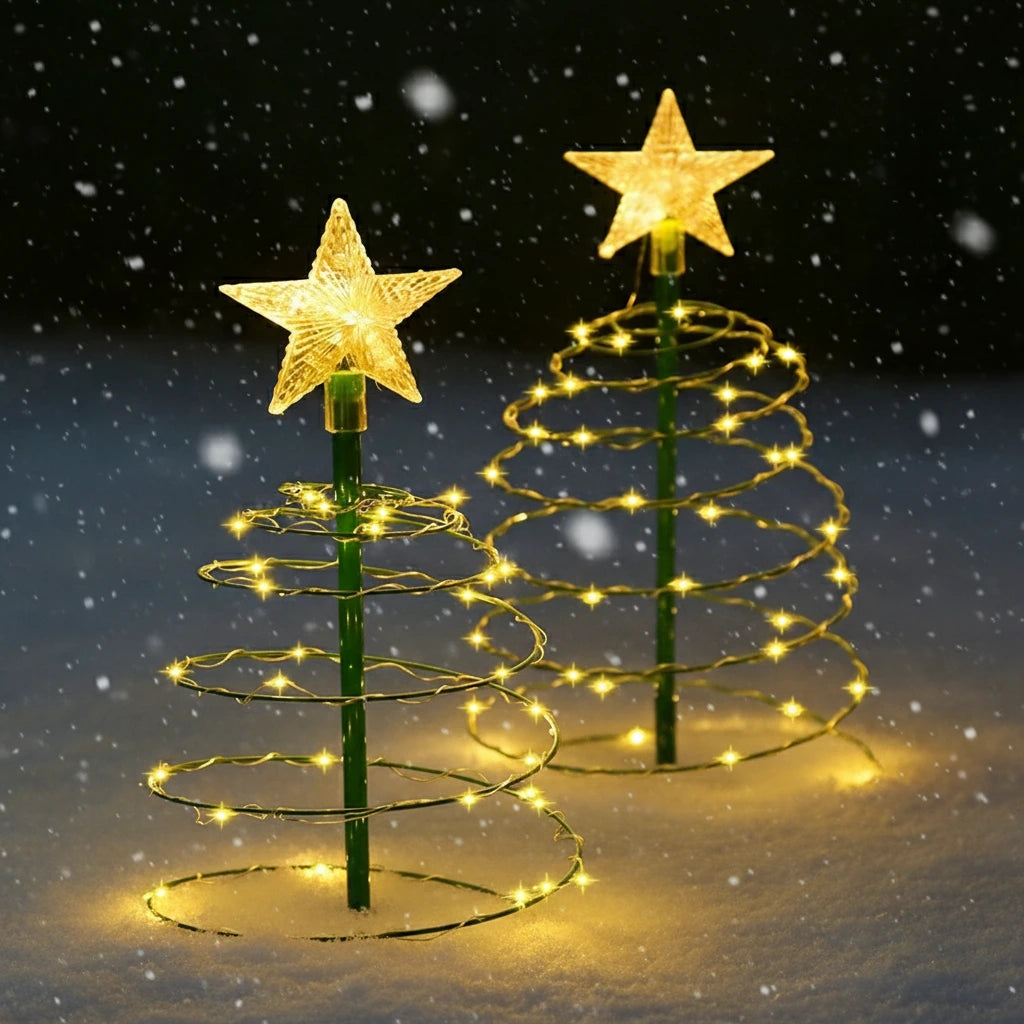 Solar LED Weihnachtsbaum Licht