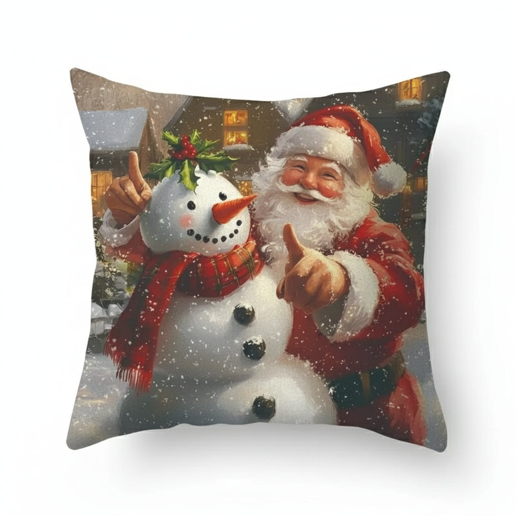 Weihnachtsmann-Kissenbezug