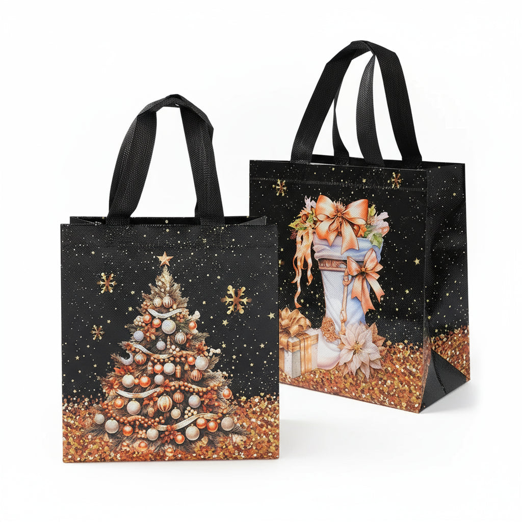 4er-Set Weihnachts-Geschenktaschen