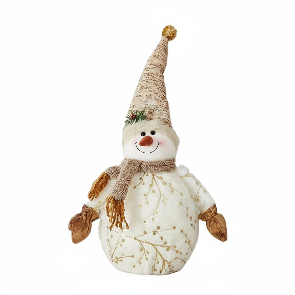 Weihnachts-Schneemann Plüschfigur