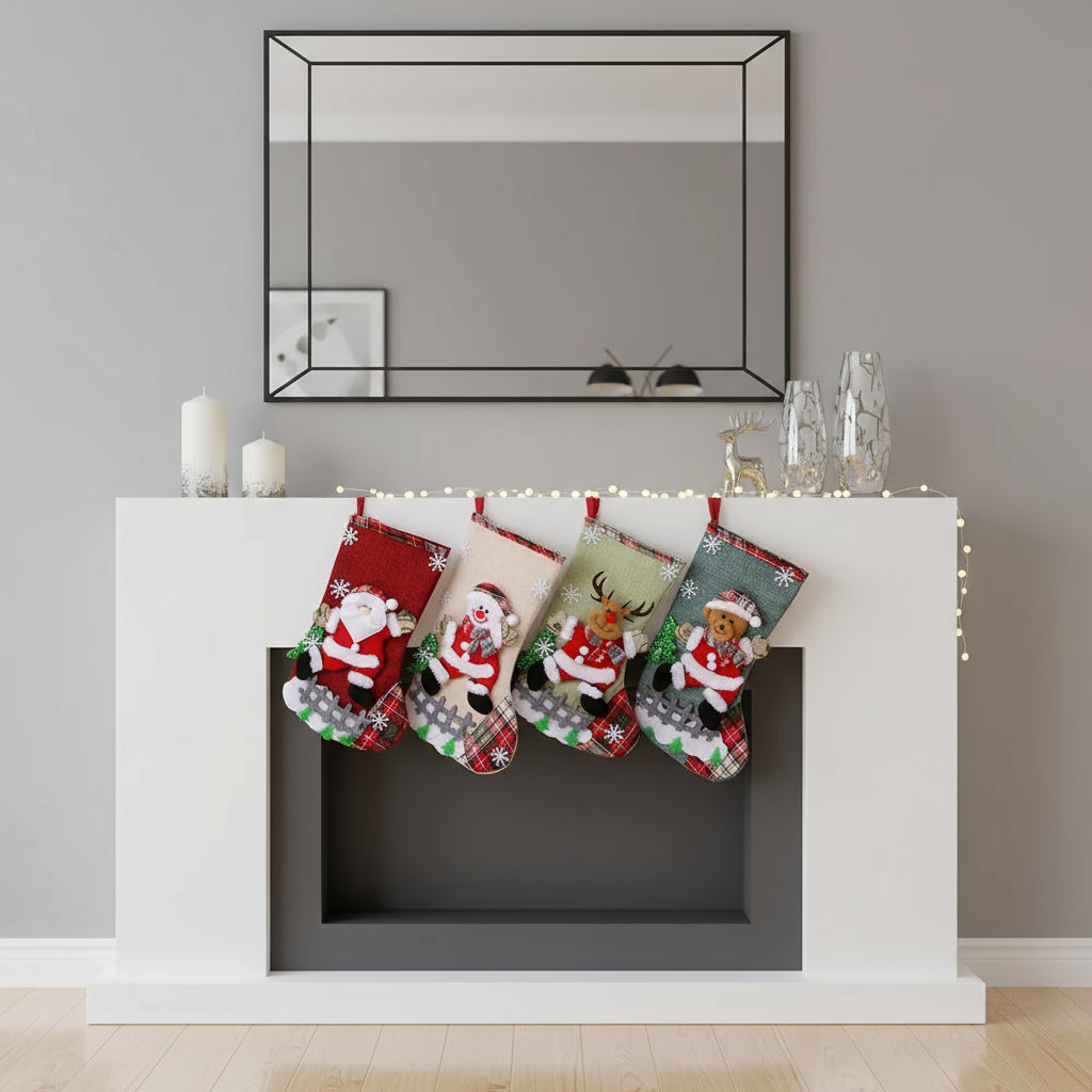 Weihnachtsstrümpfe zum Befüllen