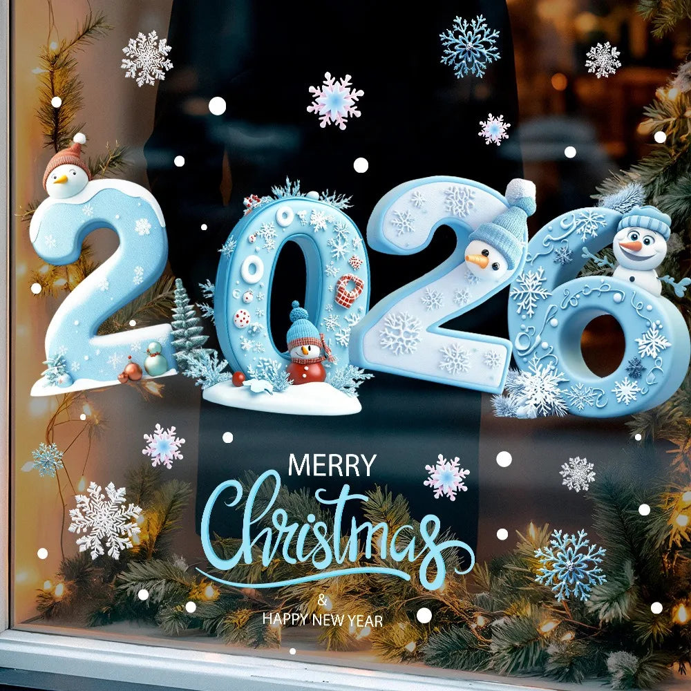 Weihnachtsfenster-Aufkleber