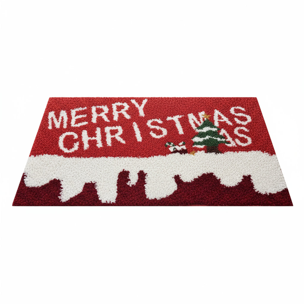 Weihnachtliche Fußmatte