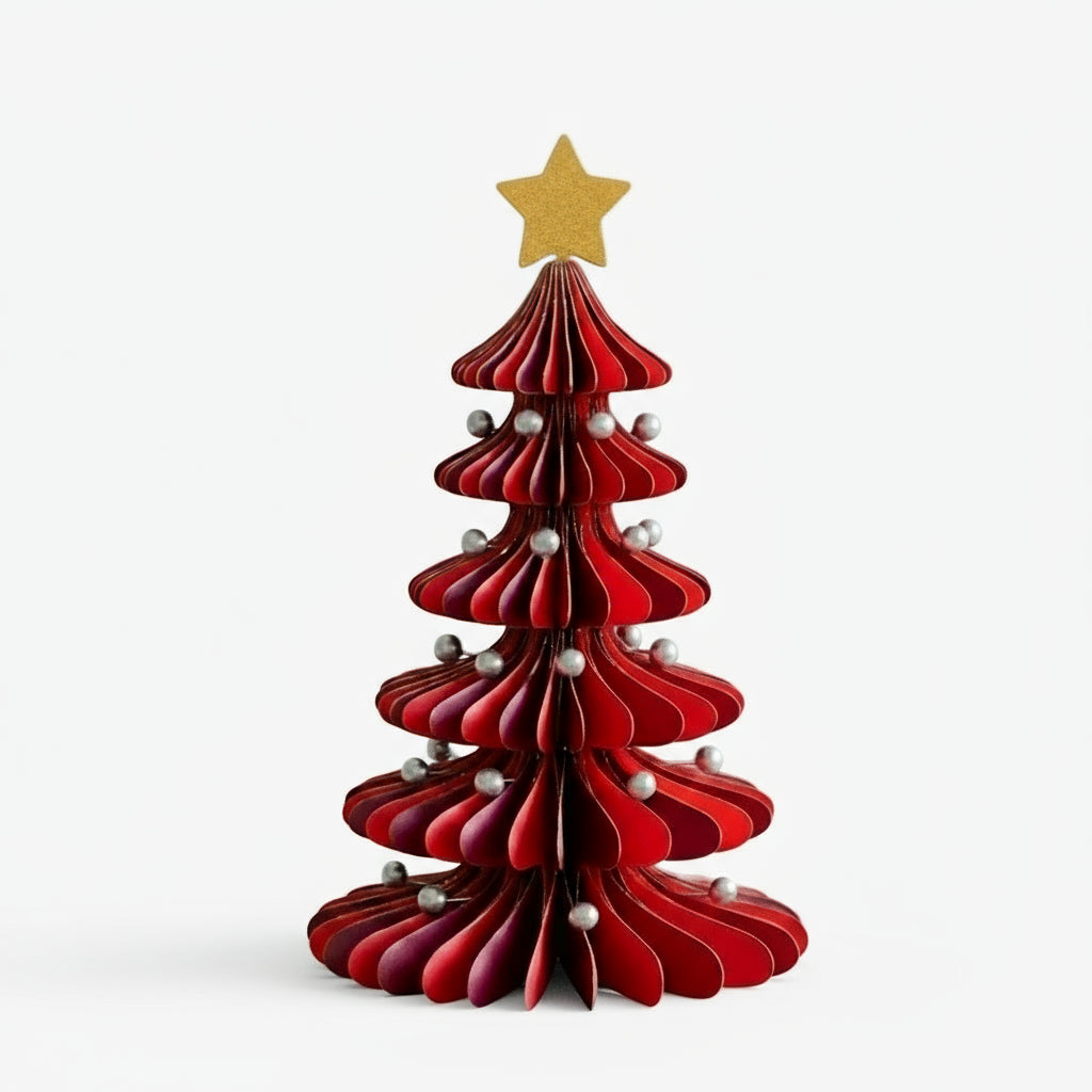 Papier Weihnachtsbaum Ornament
