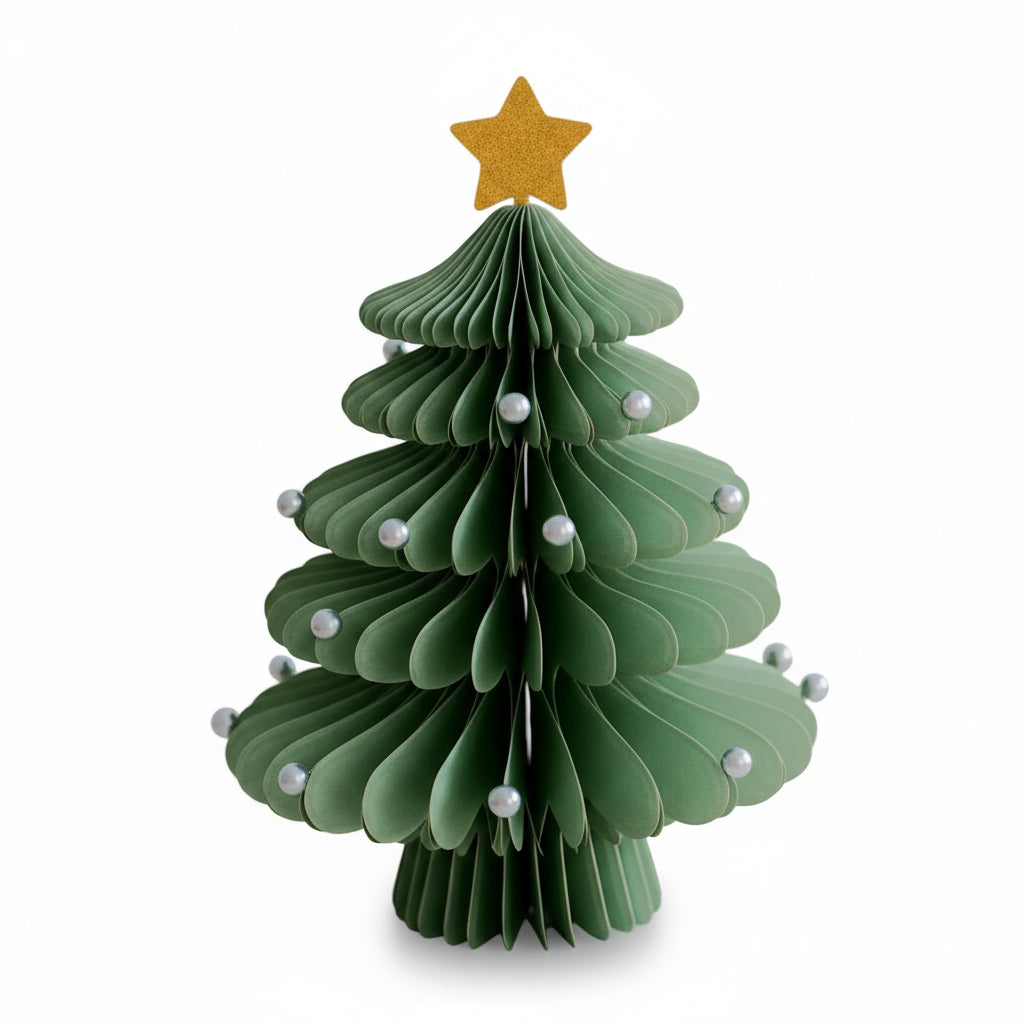 Papier Weihnachtsbaum Ornament