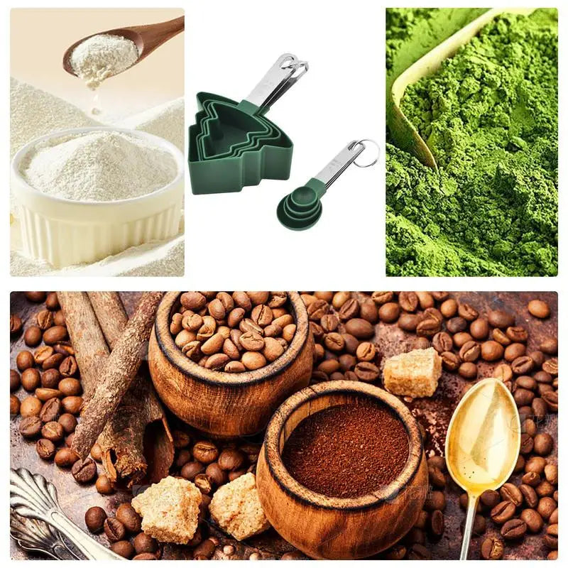 Küchen-Messbecher & Löffel Set 8-teilig