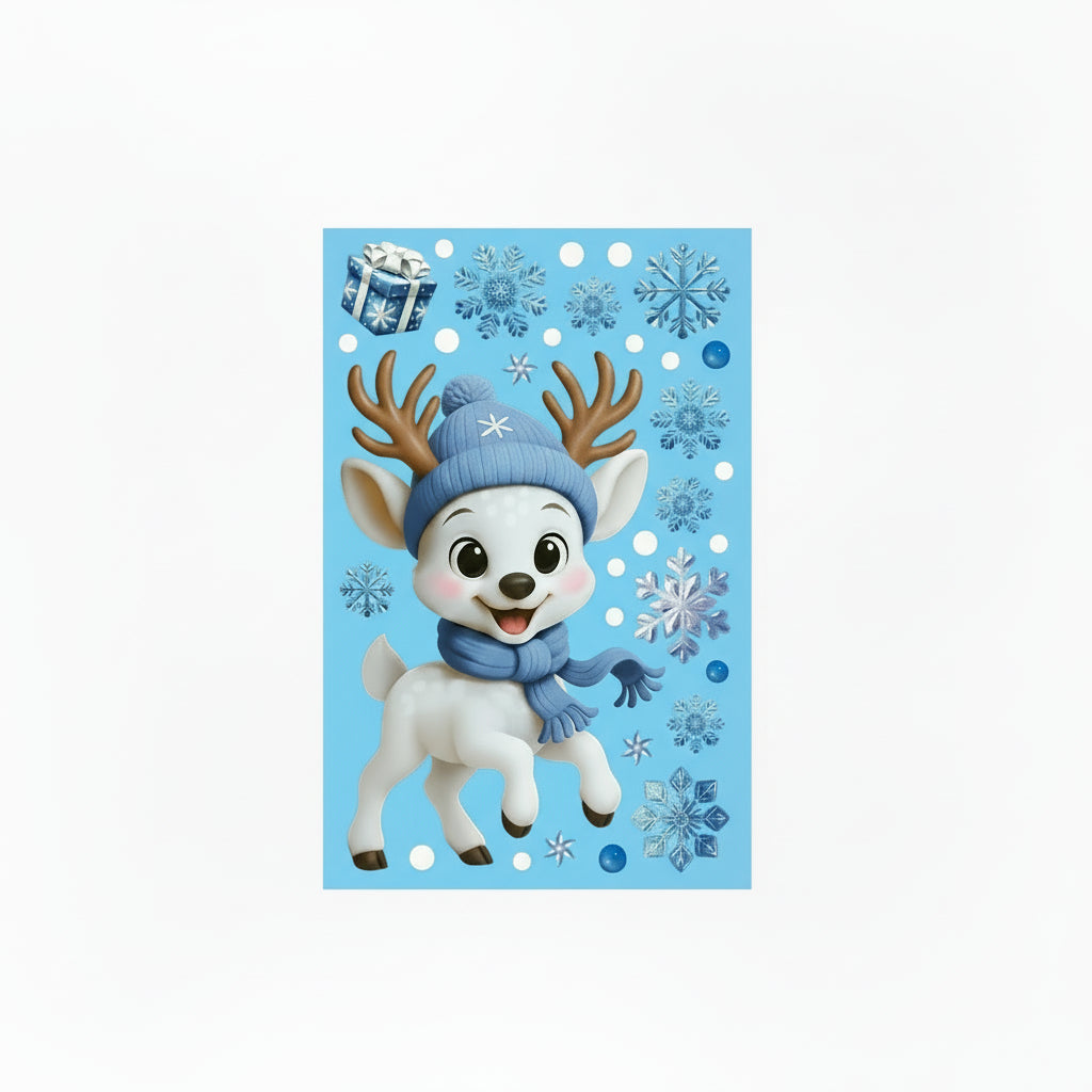 Weihnachtsfenster-Aufkleber