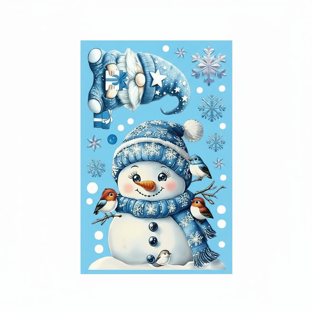 Weihnachtsfenster-Aufkleber