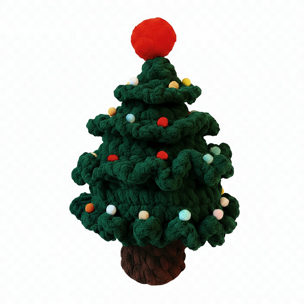 Handgewebter Weihnachtsbaum