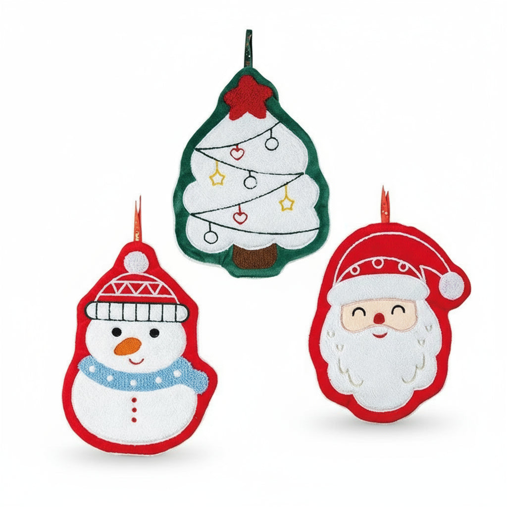 Weihnachts Küchenhandtuch 3er-Set