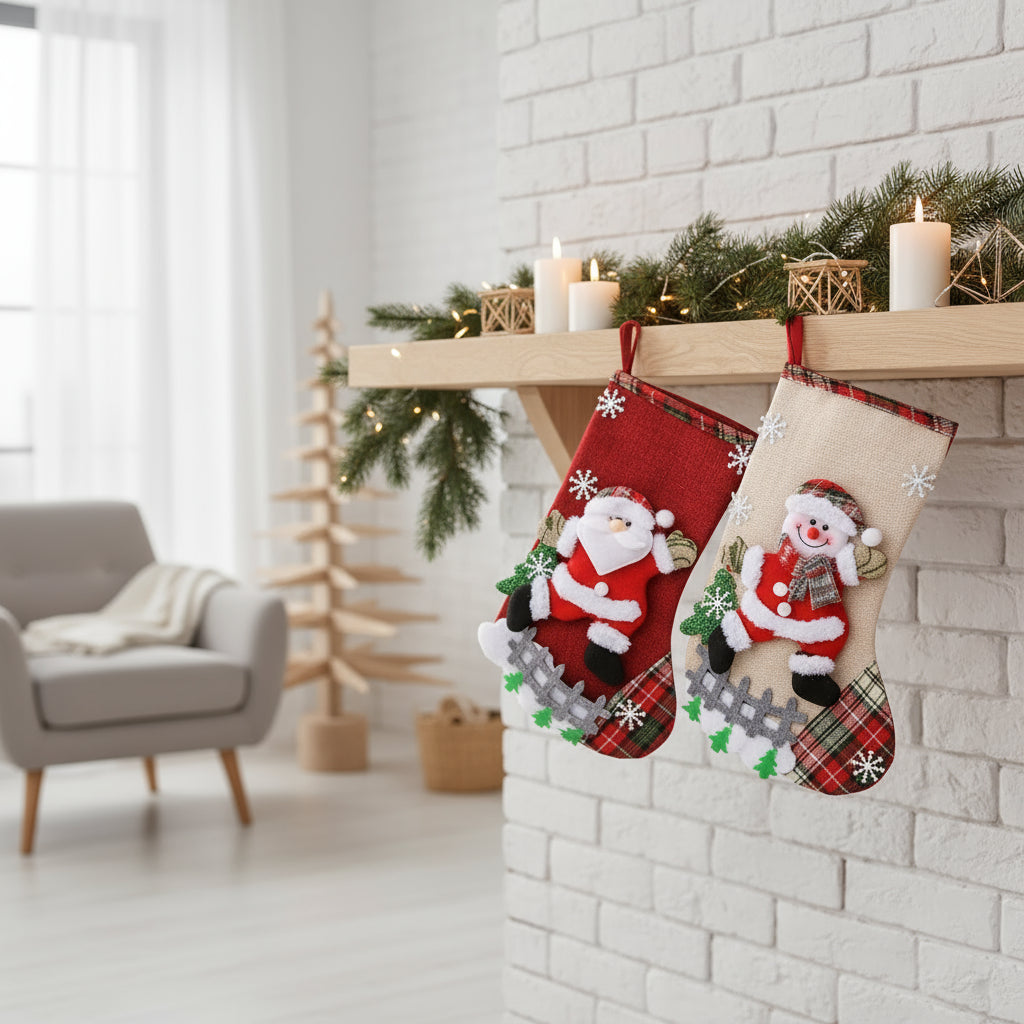 Weihnachtsstrümpfe zum Befüllen