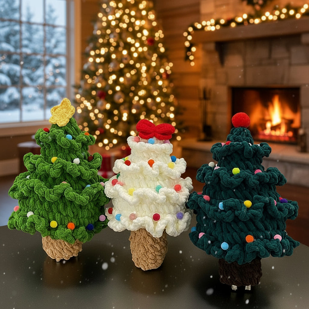 Handgewebter Weihnachtsbaum