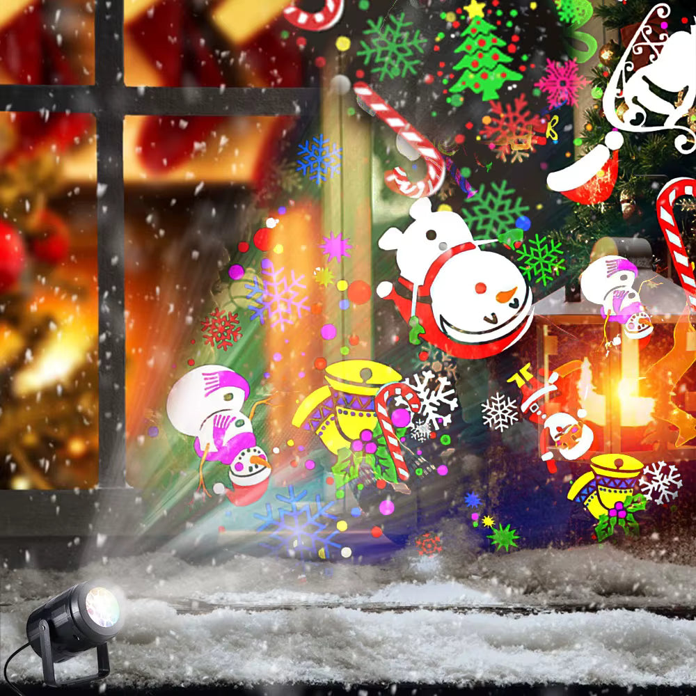 Weihnachts-Projektorlicht mit 16 Motiven