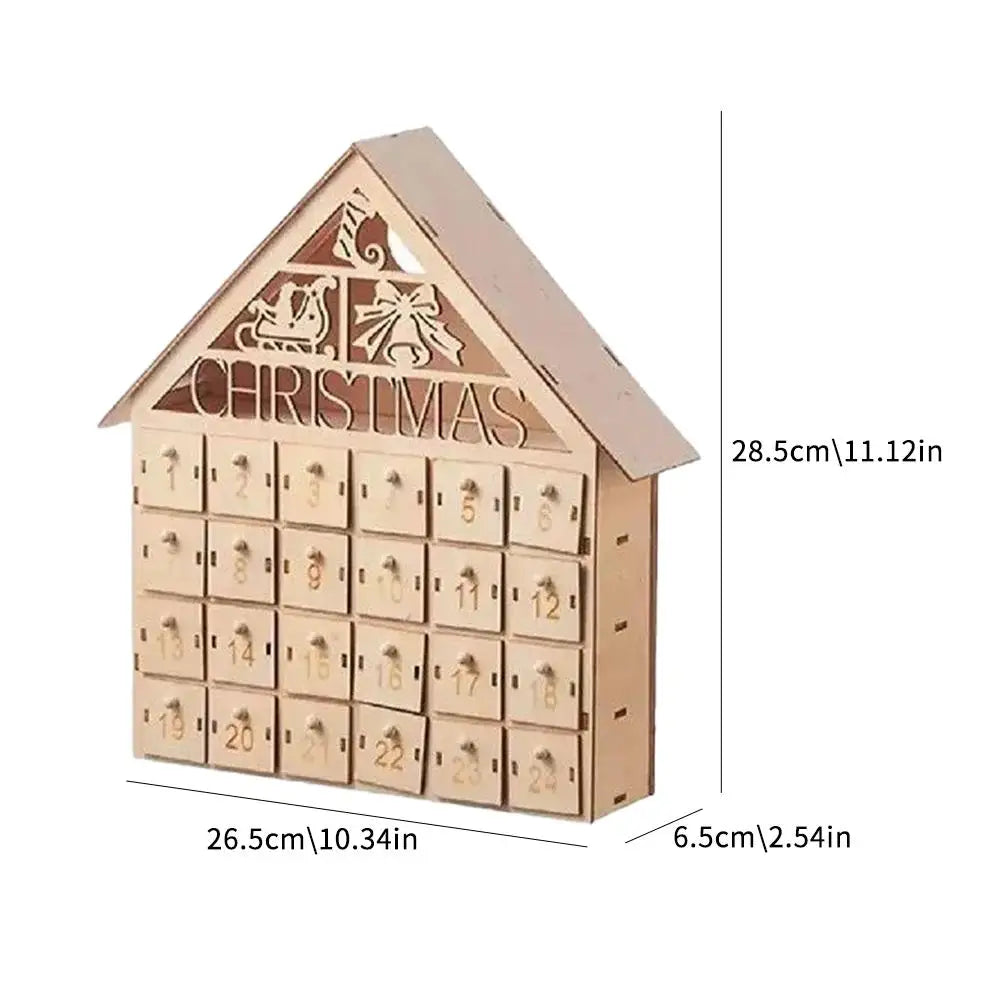 Adventskalender aus Holz