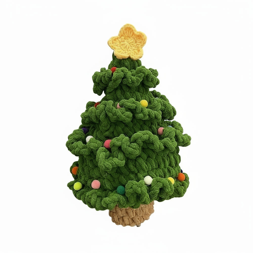 Handgewebter Weihnachtsbaum