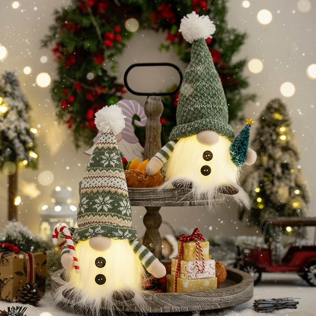 Leuchtzwerge Schneeflocke & Klassik