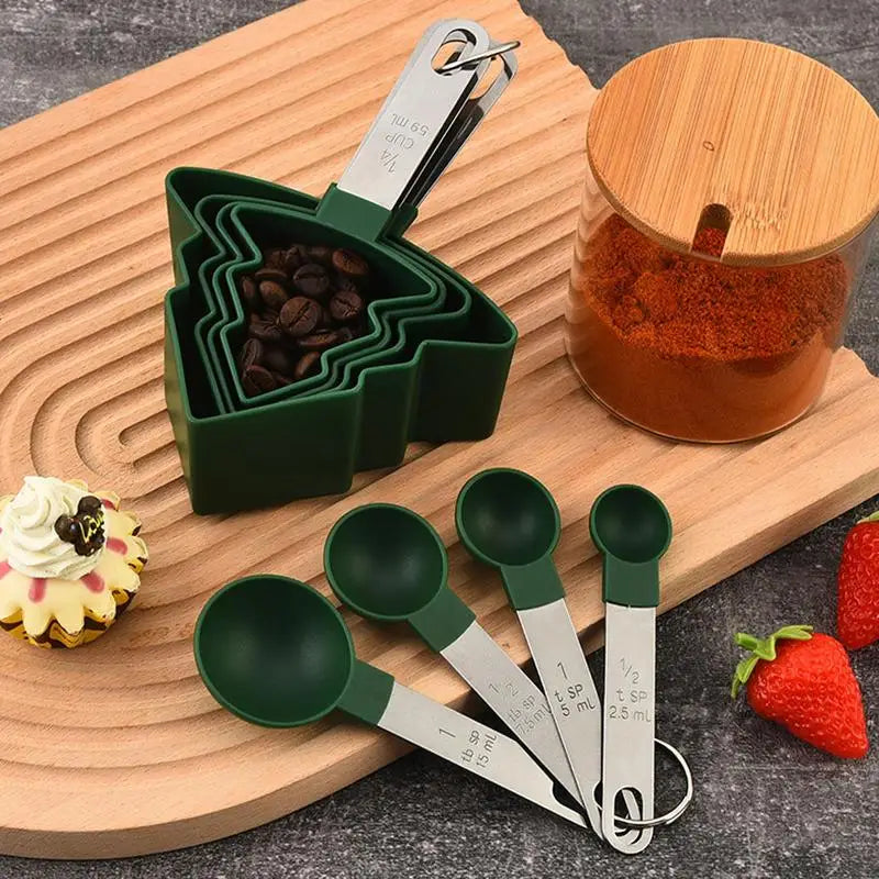 Küchen-Messbecher & Löffel Set 8-teilig